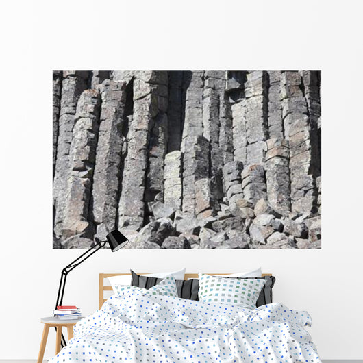 Basalt Columns Formed Cooling Wall Decal Design 2