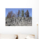 Basalt Columns Formed Cooling Wall Decal Design 1