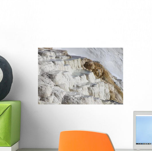 Main Travertine Sinter Terrace Wall Decal Design 1