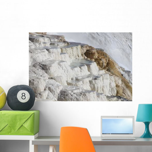 Main Travertine Sinter Terrace Wall Decal Design 1