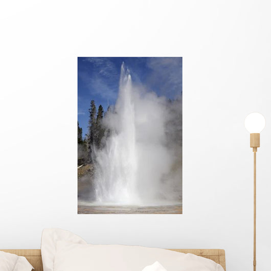 Grand Geyser Erupting Upper Wall Decal Design 2
