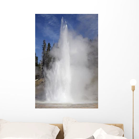 Grand Geyser Erupting Upper Wall Decal Design 2