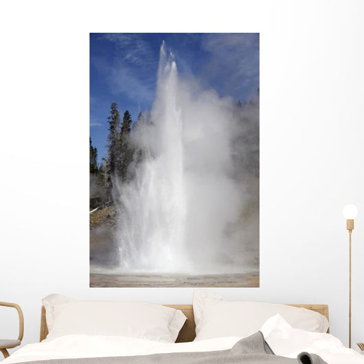 Grand Geyser Erupting Upper Wall Decal Design 2