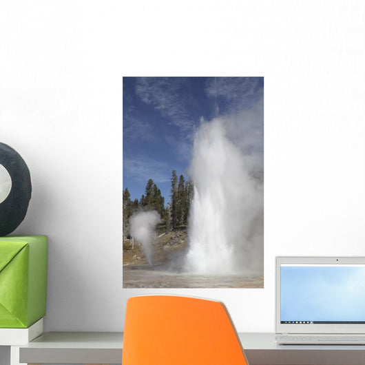 Grand Geyser Erupting Upper Wall Decal Design 1