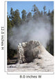 Giant Geyser Steaming Geyserite Wall Decal