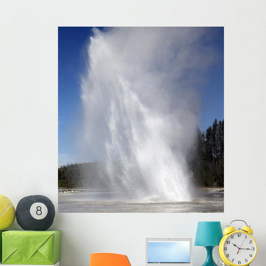 Daisy Geyser Erupting Upper Wall Decal