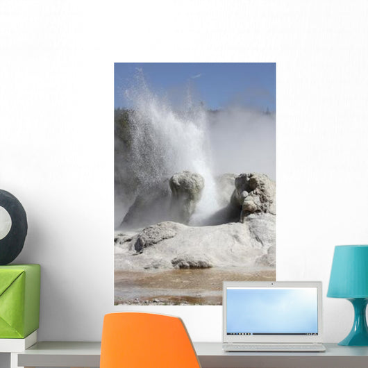 Grotto Geyser Erupting Upper Wall Decal