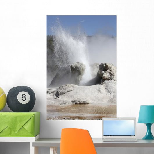 Grotto Geyser Erupting Upper Wall Decal