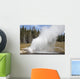 Riverside Geyser Erupting Upper Wall Decal Design 2