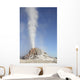 White Dome Geyser Erupting Wall Decal Design 2