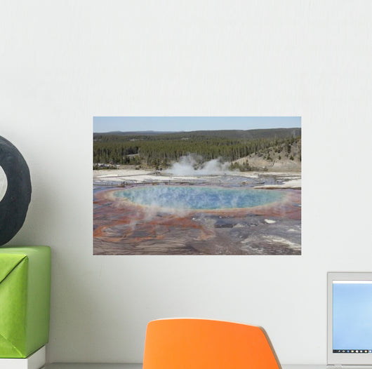 Grand Prismatic Spring Midway Wall Decal