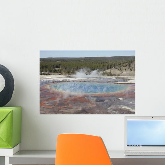 Grand Prismatic Spring Midway Wall Decal