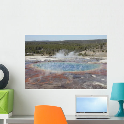 Grand Prismatic Spring Midway Wall Decal