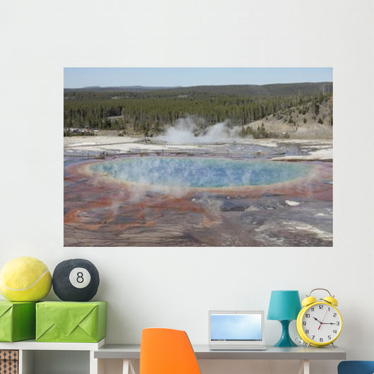 Grand Prismatic Spring Midway Wall Decal