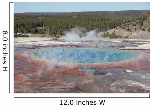 Grand Prismatic Spring Midway Wall Decal