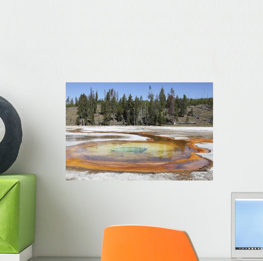 Chromatic Pool Hot Spring Wall Decal Design 2