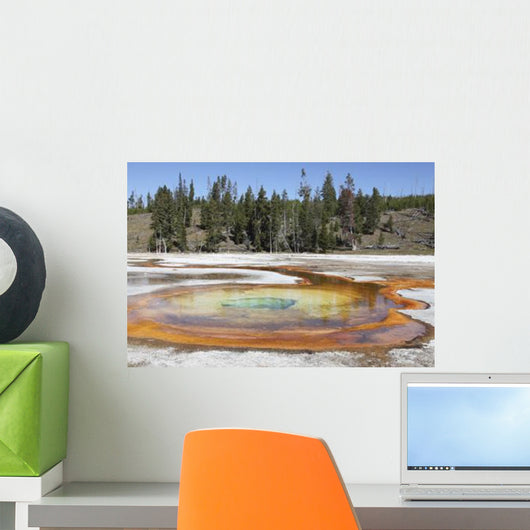 Chromatic Pool Hot Spring Wall Decal Design 2