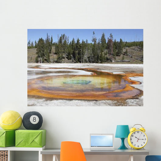 Chromatic Pool Hot Spring Wall Decal Design 2