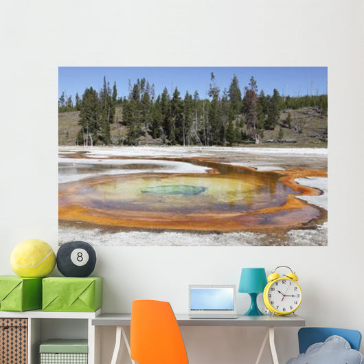 Chromatic Pool Hot Spring Wall Decal Design 2