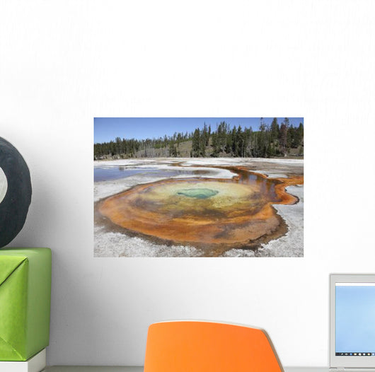 Chromatic Pool Hot Spring Wall Decal Design 1