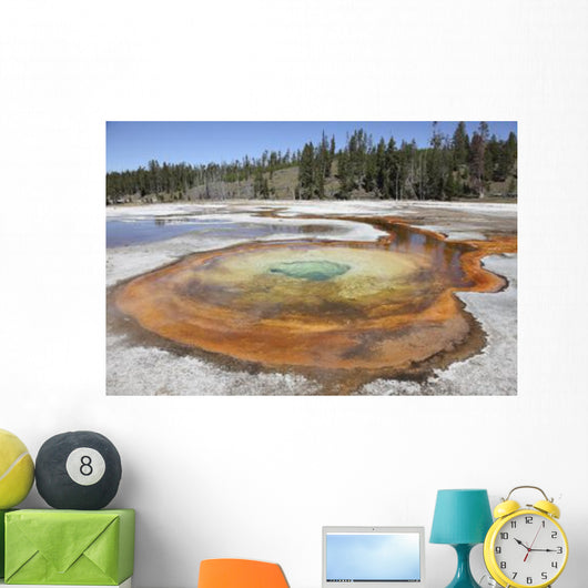 Chromatic Pool Hot Spring Wall Decal Design 1