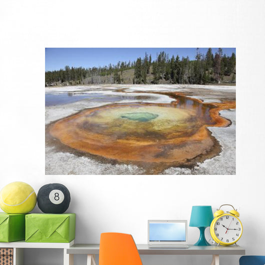 Chromatic Pool Hot Spring Wall Decal Design 1