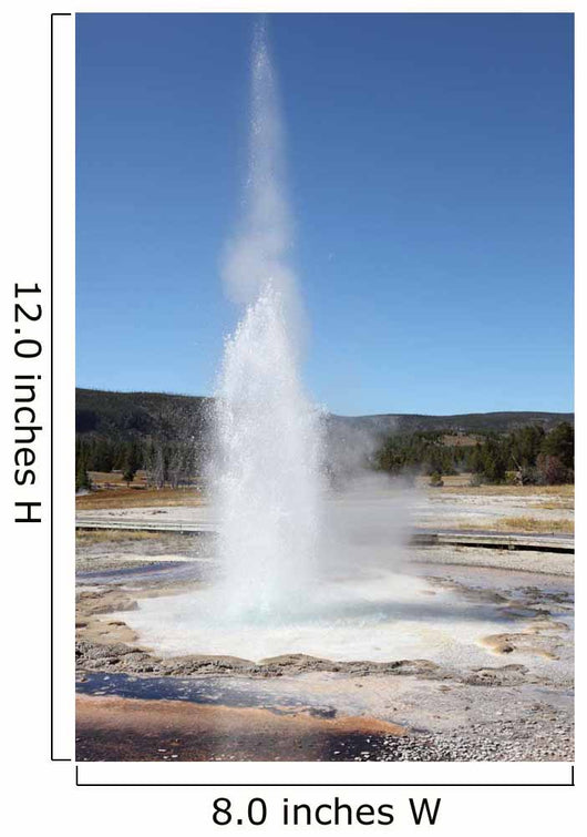 Sawmill Geyser Upper Geyser Wall Decal