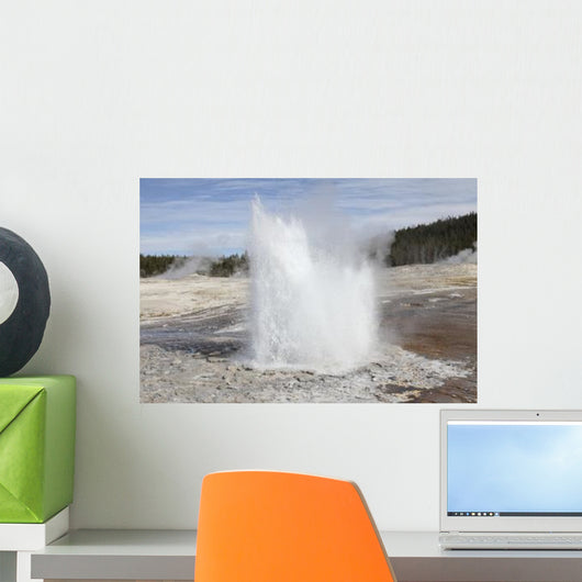 Plume Geyser Eruption Upper Wall Decal