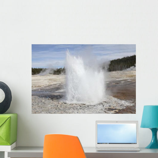 Plume Geyser Eruption Upper Wall Decal