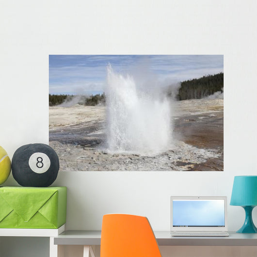 Plume Geyser Eruption Upper Wall Decal