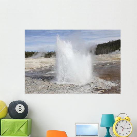 Plume Geyser Eruption Upper Wall Decal