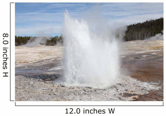 Plume Geyser Eruption Upper Wall Decal