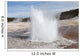 Plume Geyser Eruption Upper Wall Decal