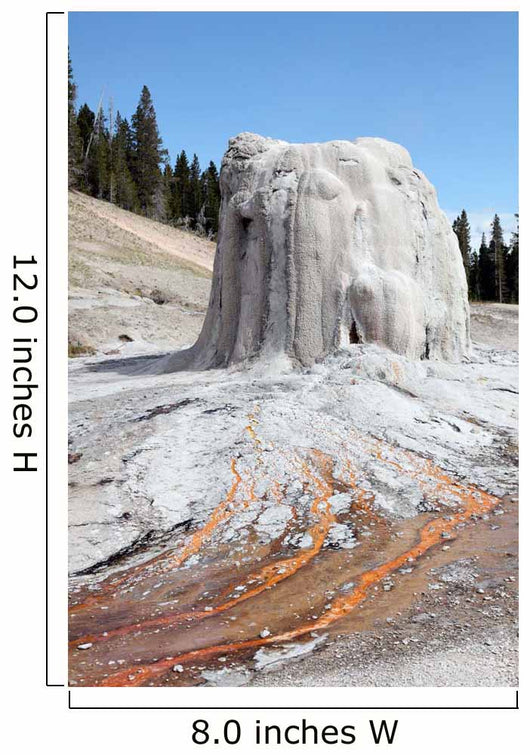 Lone Star Geyser Geyserite Wall Decal Design 2