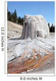 Lone Star Geyser Geyserite Wall Decal Design 2