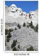 Mount Rushmore National Memorial Wall Decal Design 2