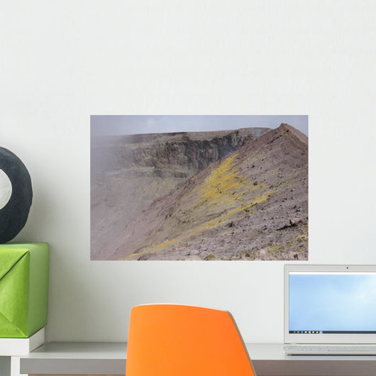 Degassing North Crater with Wall Decal Design 2