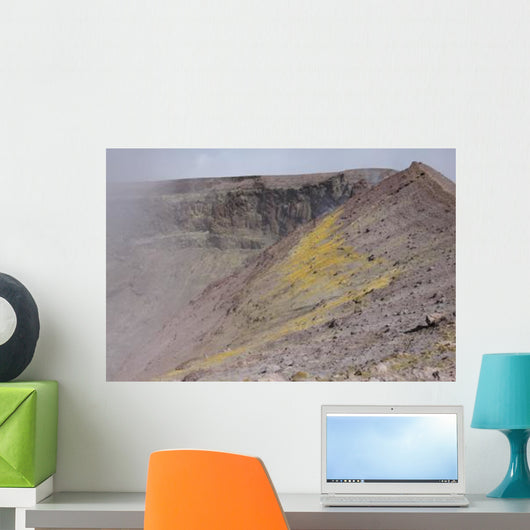 Degassing North Crater with Wall Decal Design 2