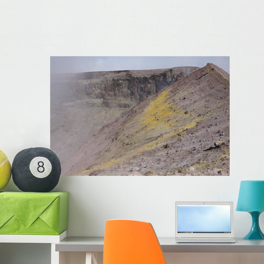 Degassing North Crater with Wall Decal Design 2