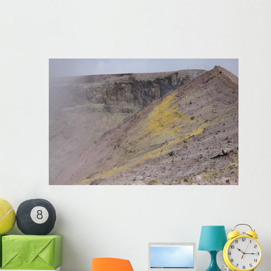Degassing North Crater with Wall Decal Design 2