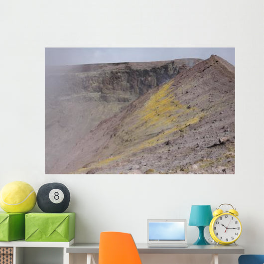 Degassing North Crater with Wall Decal Design 2