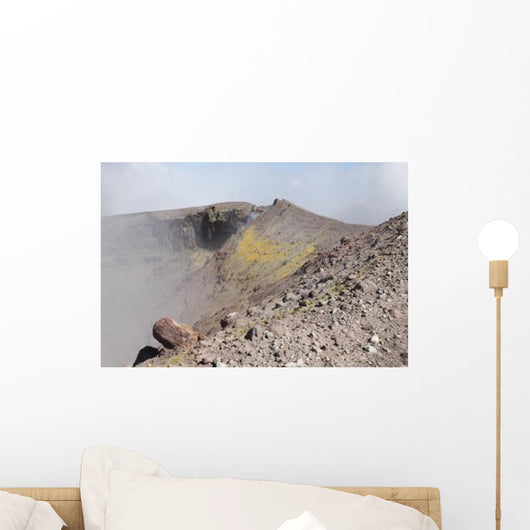 Degassing North Crater with Wall Decal Design 1