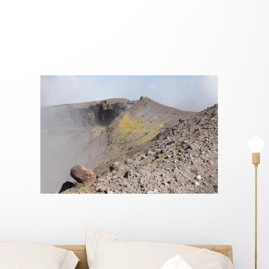 Degassing North Crater with Wall Decal Design 1