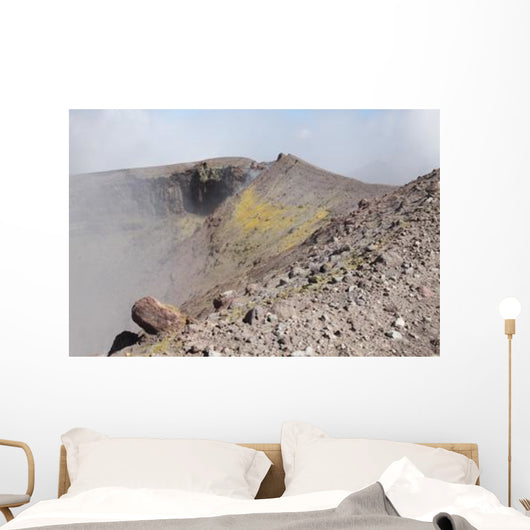 Degassing North Crater with Wall Decal Design 1