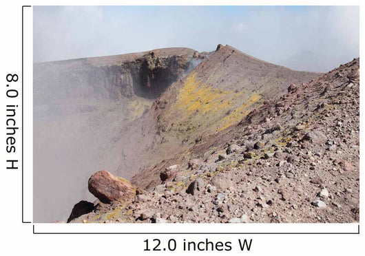 Degassing North Crater with Wall Decal Design 1