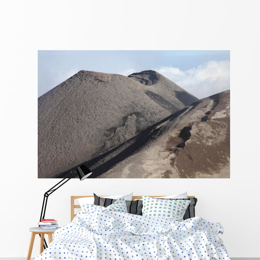 Southeast Crater Mount Etna Wall Decal Design 3