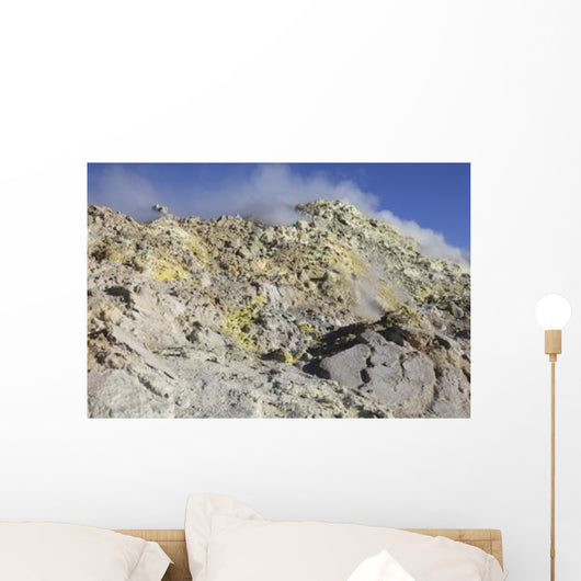 Fumaroles with Sulphur Deposits Wall Decal Design 2