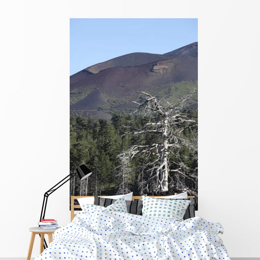 Dead Tree amongst Volcanic Wall Decal