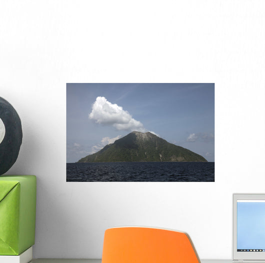 Batu Tara Volcano Komba Wall Decal