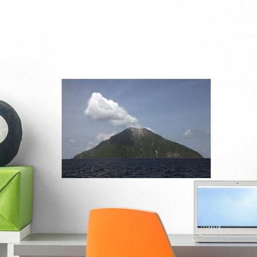 Batu Tara Volcano Komba Wall Decal